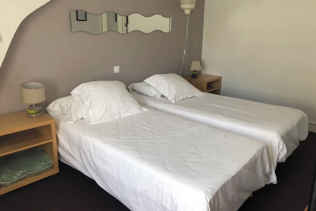 1 bedroom, blackout curtains, iron/ironing board, free wifi