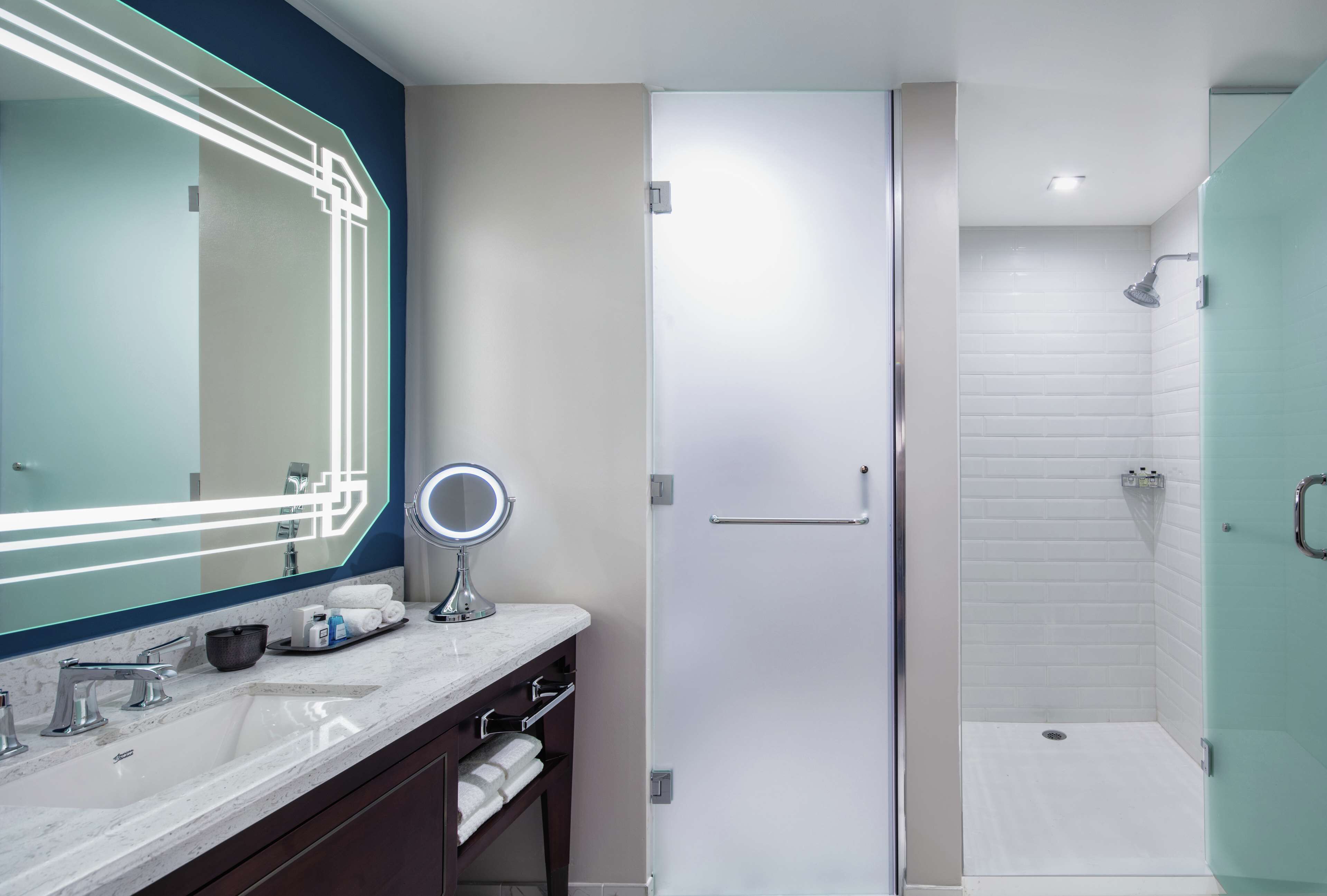 Suite, 1 King Bed with Sofa bed | Bathroom shower