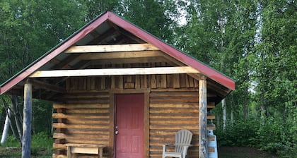 Byers Creek Lodge Eagle Cabin in het staatspark Trapper Creek Alaska in Denali