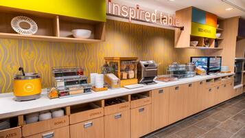 Free daily full breakfast