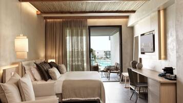 Sängtillbehör av högsta kvalitet, bäddmadrasser och minibar