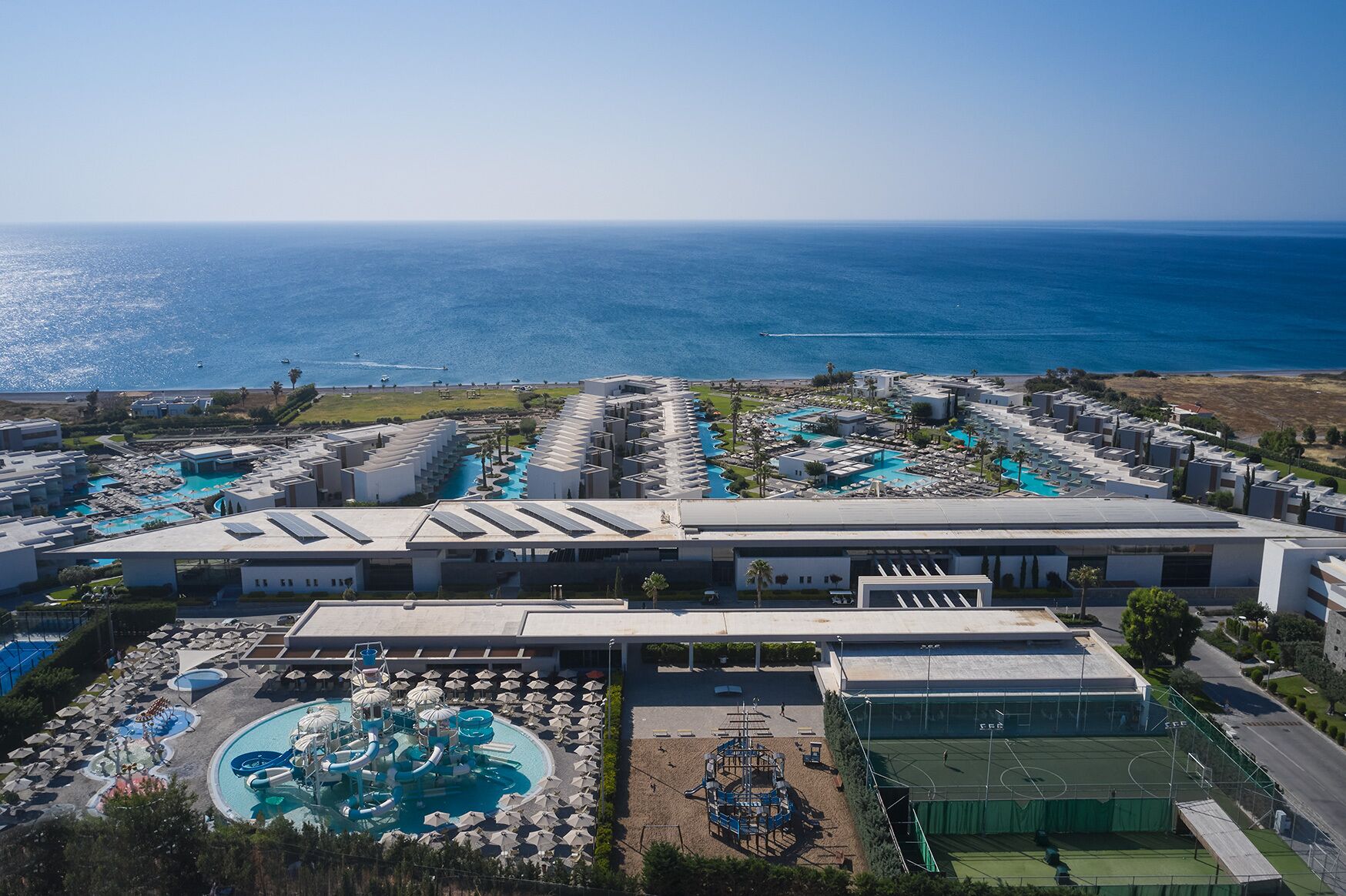 منظر من الجو على ارتفاع عالٍ