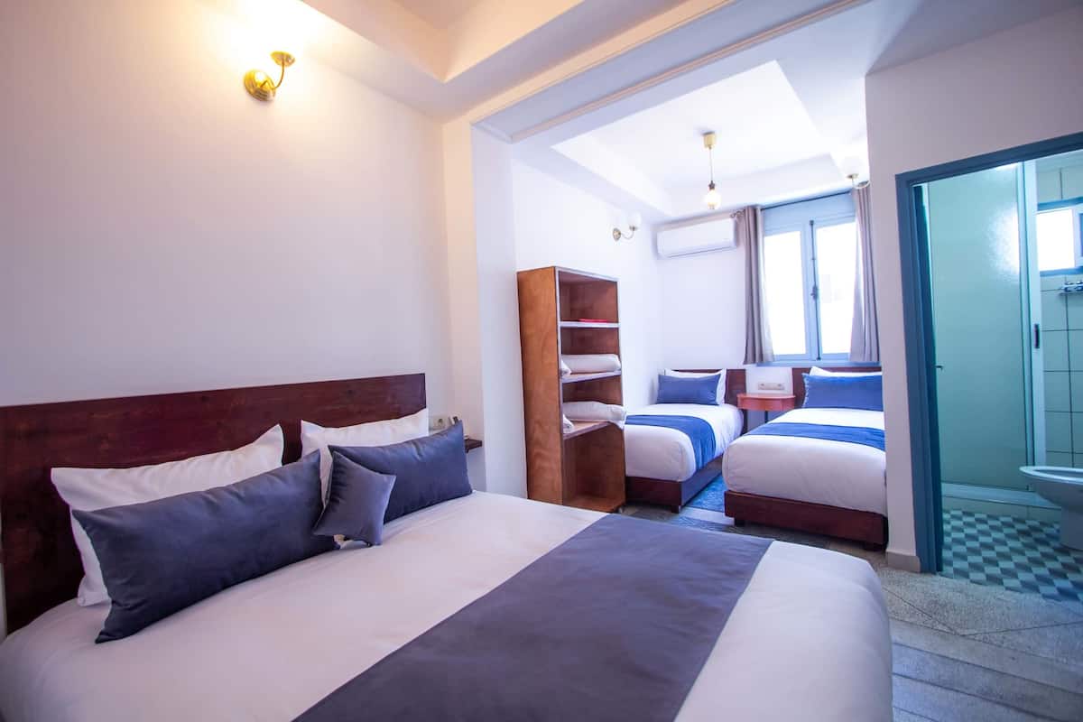 1 bedroom, blackout curtains, soundproofing, free WiFi