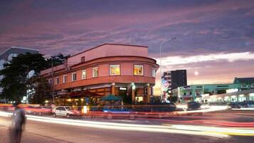 Façade de l’hébergement