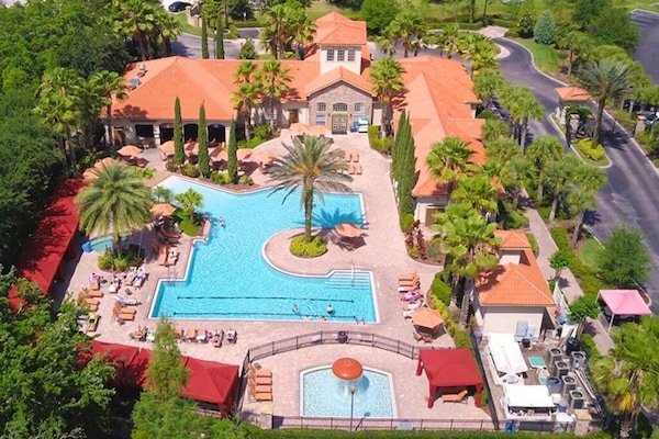 Aerial view of Pool area