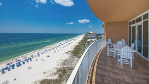 Outdoor dining - 3 Bedroom 3 Bath *GULF FRONT* Phoenix Orange Beach 1004 (Orange Beach)