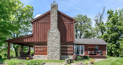 Históricamente registrado 1847 log Cabin