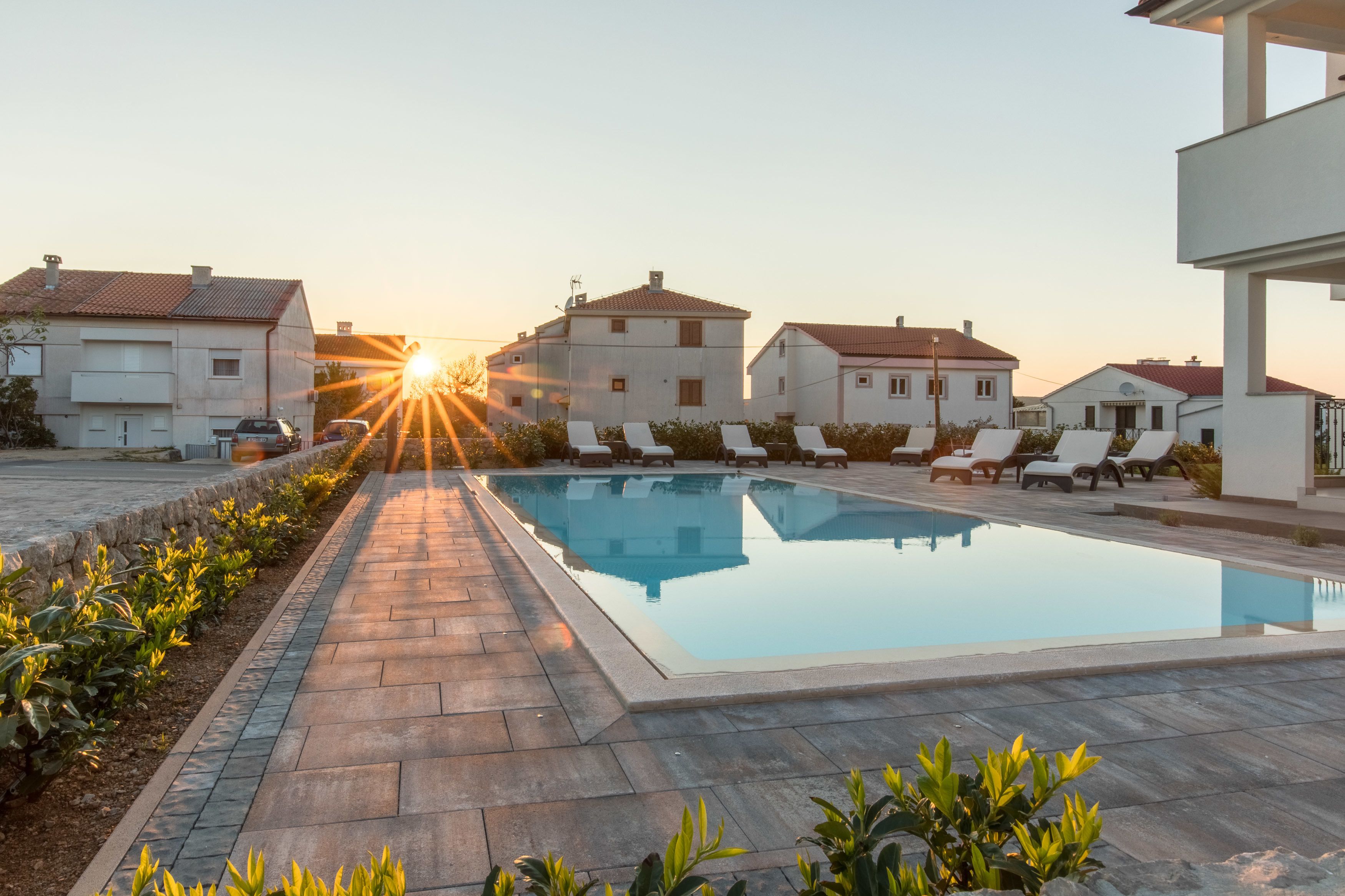 Seasonal outdoor pool