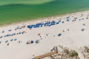 Accommodatie ligt op het strand