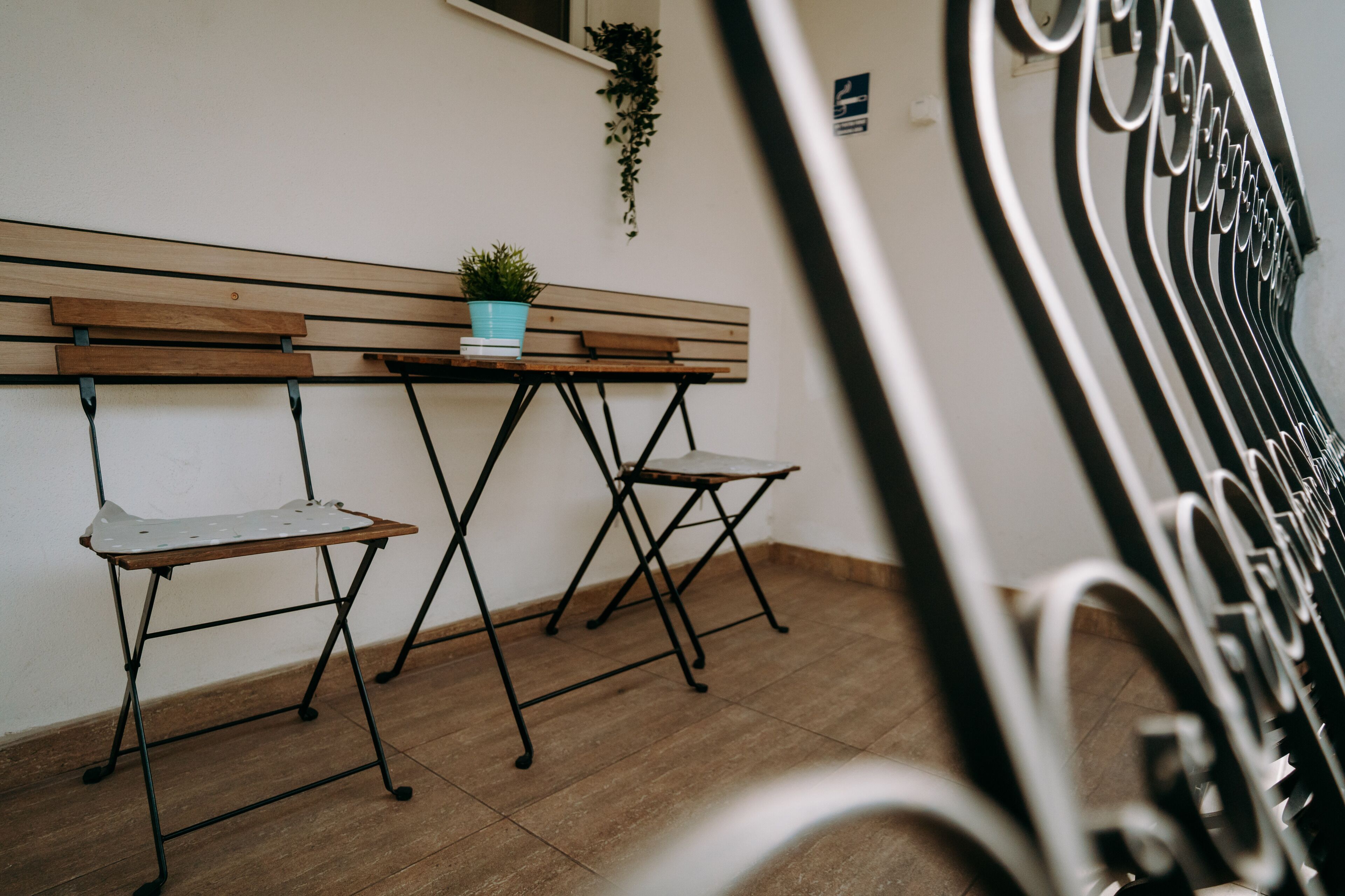 Vista frontal de la propiedad