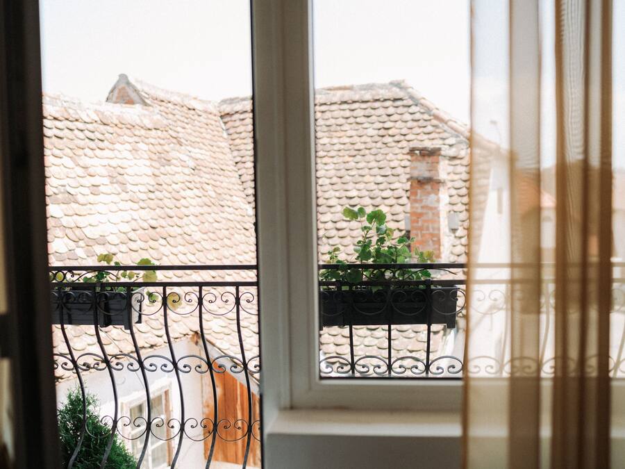 Rom – standard, bakgårdsutsikt | Terrasse/patio