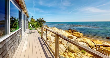 Hermosa casa frente al mar w / cubierta y vistas panorámicas!