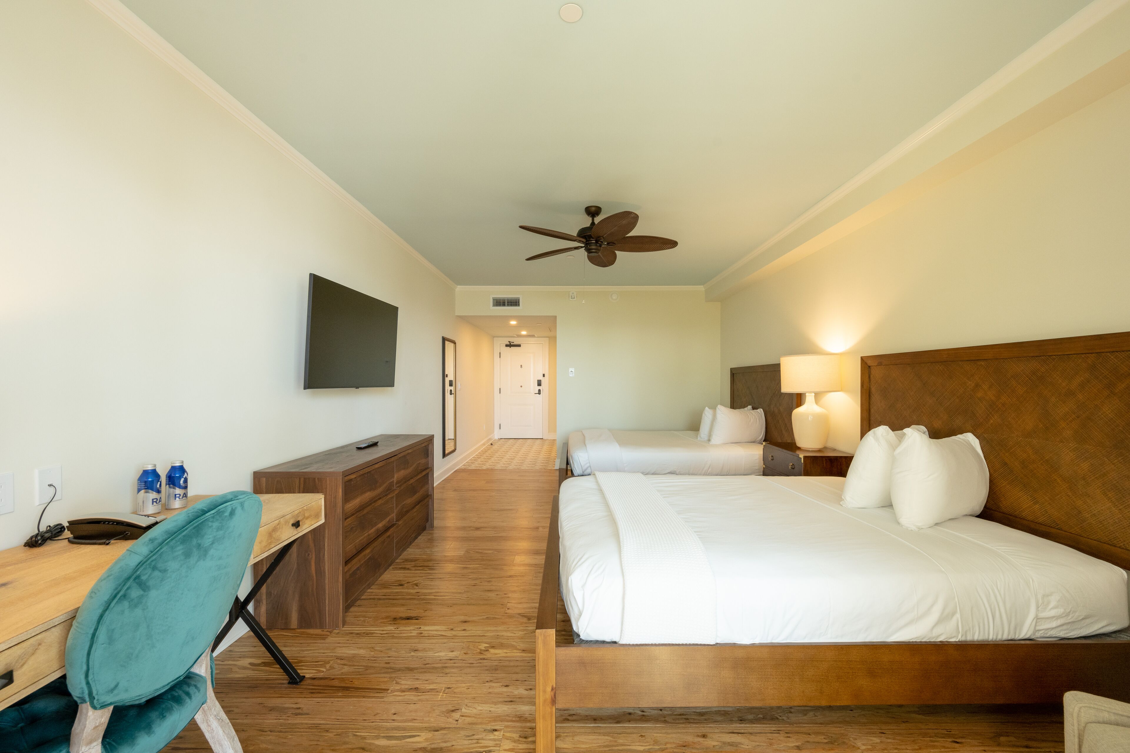 Standard Double Room, Ocean View - Adults Only | Hypo-allergenic bedding available, blackout drapes, iron/ironing board