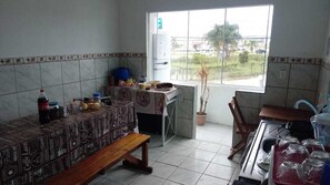 Daily cooked-to-order breakfast (BRL 6 per person) - Hostel Canarios (Palhoça)