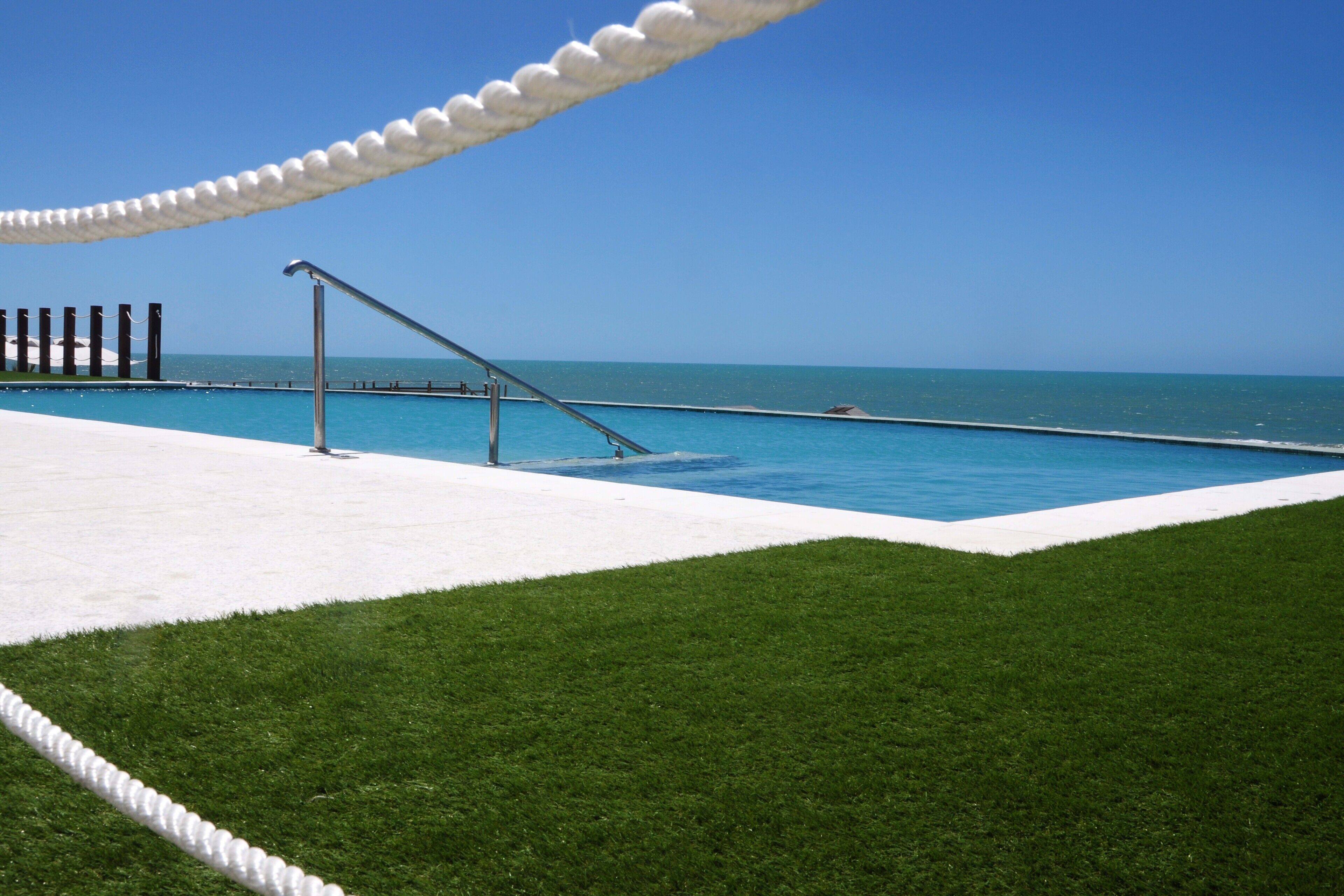 2 outdoor pools, pool umbrellas, pool loungers