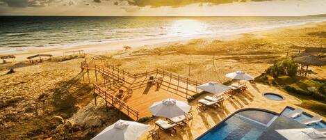 Blick von der Unterkunft