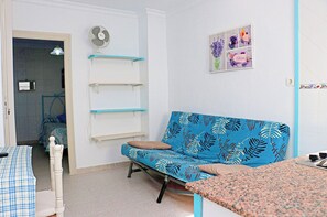 1 soverom, strykejern/-brett, wi-fi og sengetøy