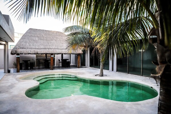 Outdoor pool - Hotel José y Lety (Progreso)