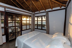 Basic Bungalow, 1 Bedroom, Beach View | Minibar, in-room safe, individually decorated, individually furnished