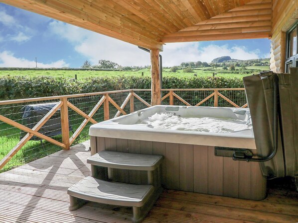 Terrace/patio - 4 bedroom accommodation in near Rhayader (near Rhayader)