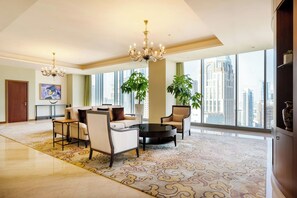 Suíte real, 1 cama King | Roupas de cama premium