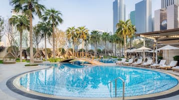 Outdoor pool, open 6:00 AM to 8:00 PM, cabanas (surcharge)