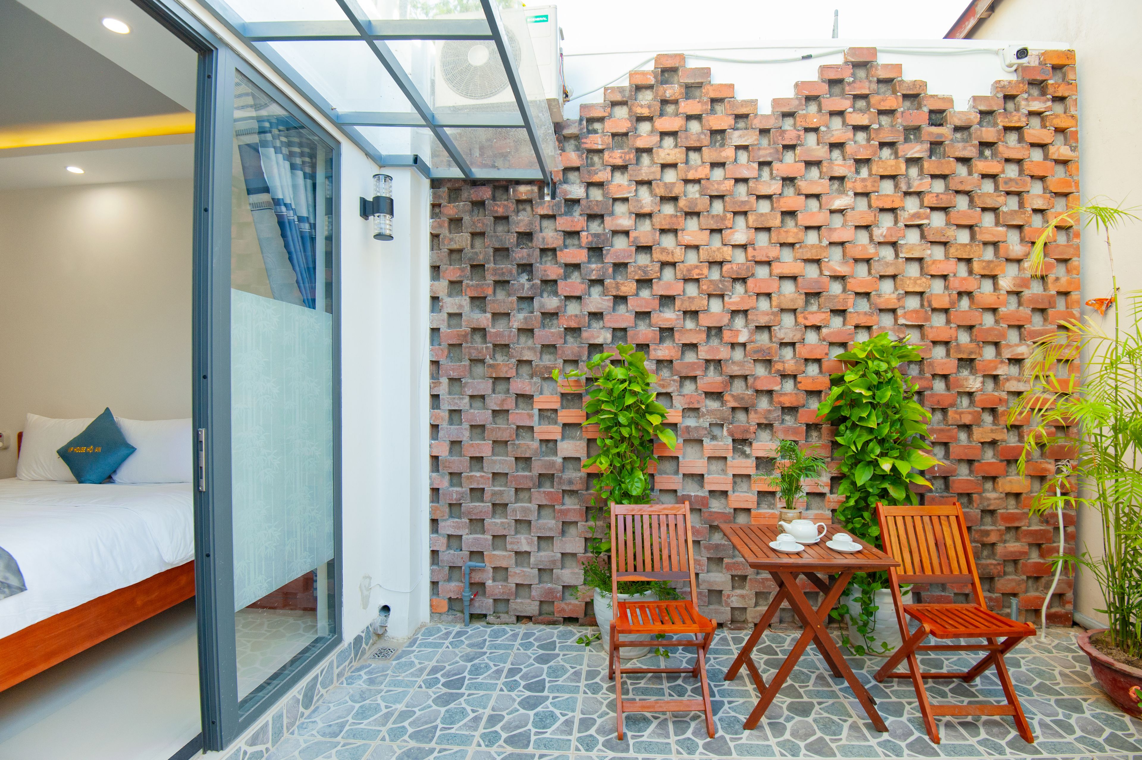 Deluxe Double Room, Garden Area | Terrace/patio