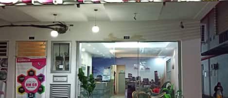 Front of property – evening/night