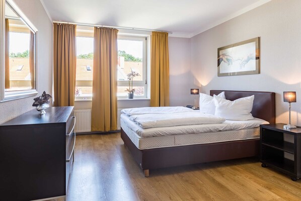 3 soveværelser, weekendseng, sengetøj