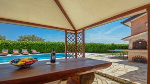 Villa, piscina privada | Terraza o patio