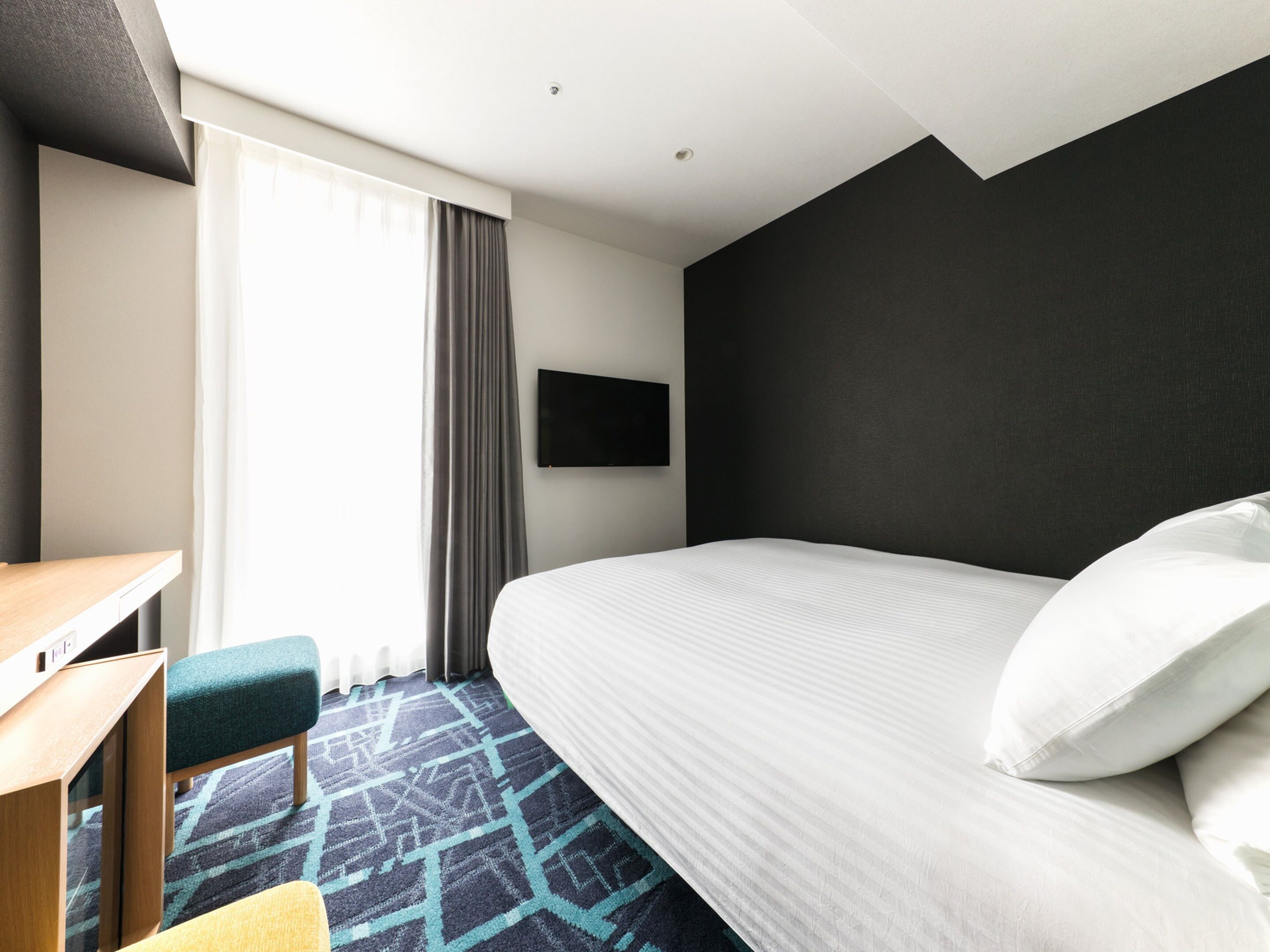 down duvets, desk, blackout curtains, free wifi