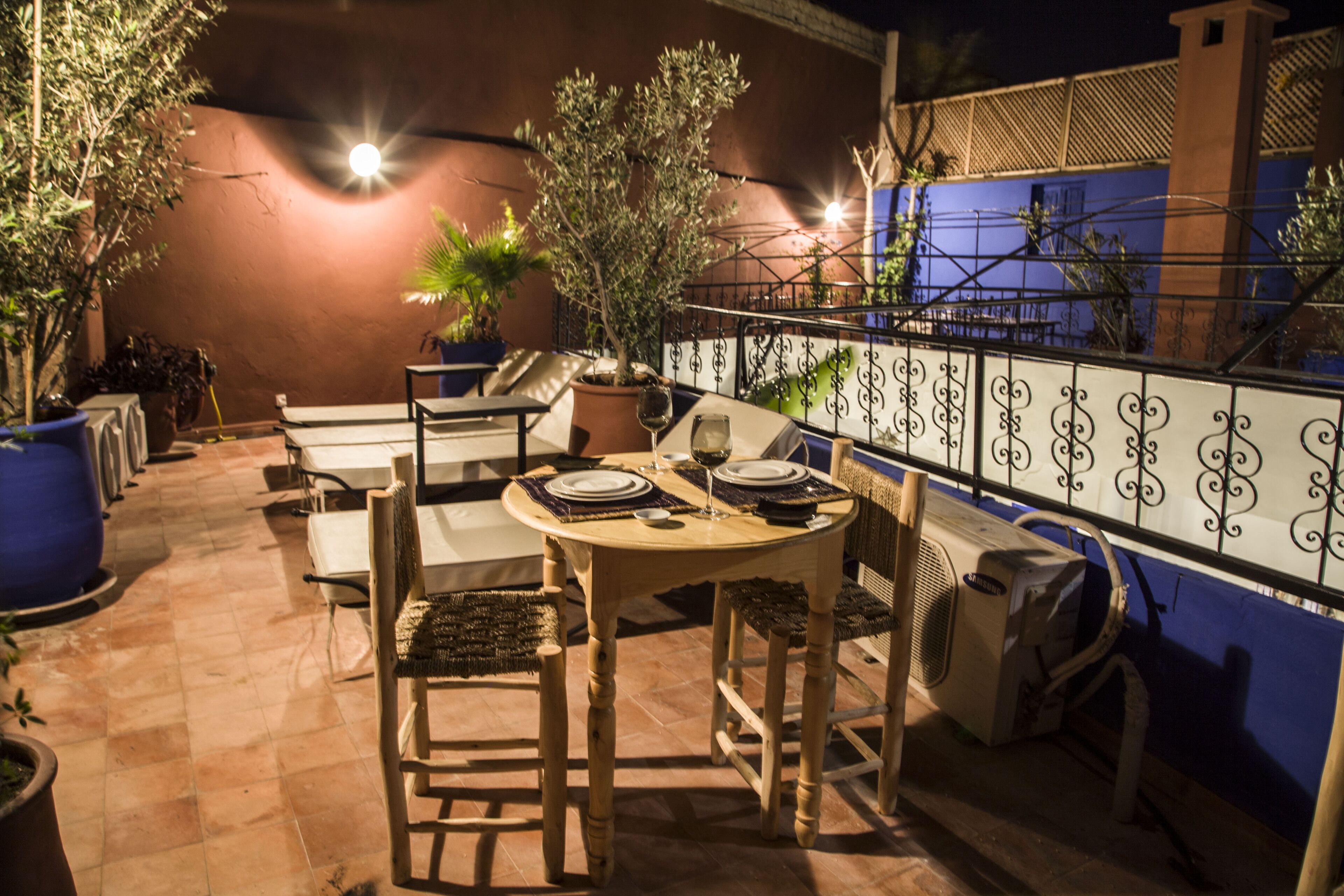 Udendørs spisemuligheder