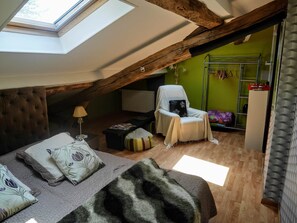 1 chambre, fer et planche à repasser, Wi-Fi gratuit