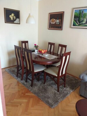 Family Apartment, City View | In-room dining - City Center Apartment (Bar)