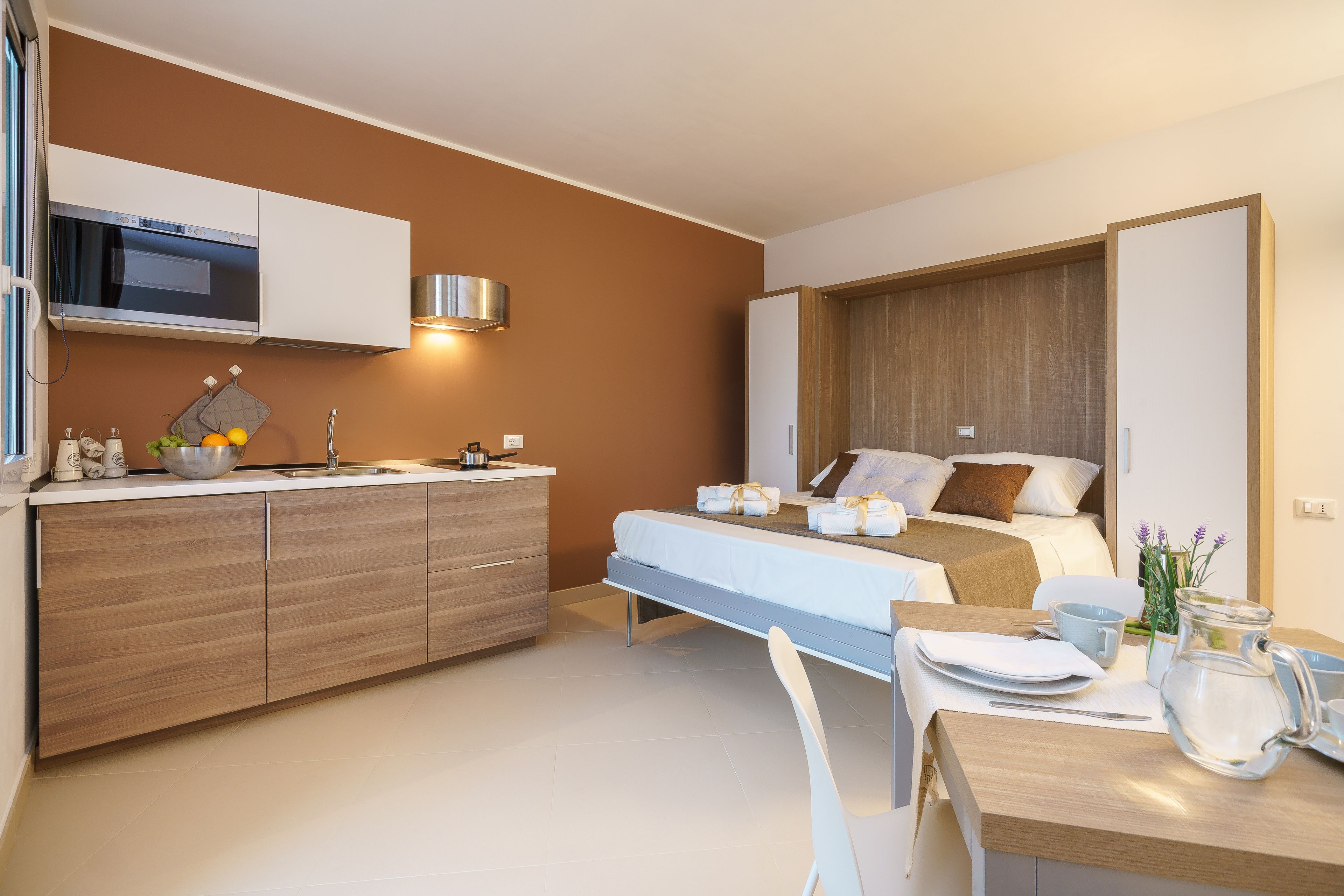Draps en coton égyptien, literie de qualité supérieure, minibar