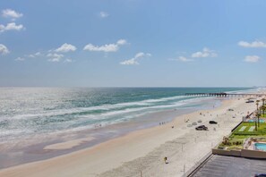 Am Strand, Kajakfahren, Motorbootfahrt, Angeln