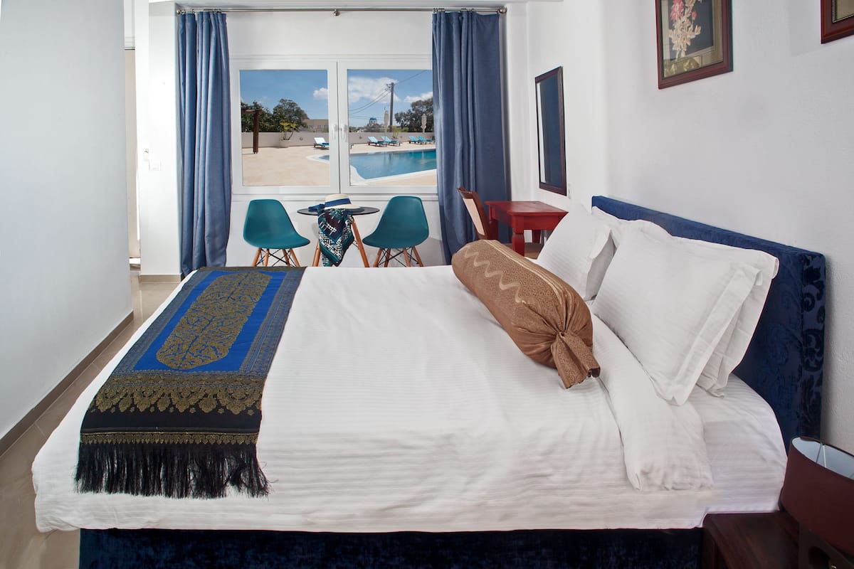Honeymoon Room, Patio, Pool View | View from room