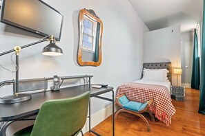 Single Room | 1 bilik tidur, peralatan tempat tidur hipoalergenik, bar mini 