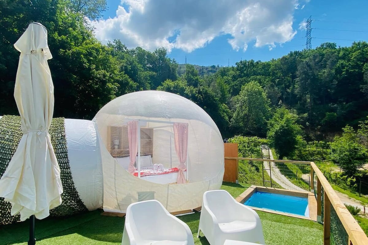 Panoramic Tent | 1 bedroom, memory foam beds, minibar, blackout drapes