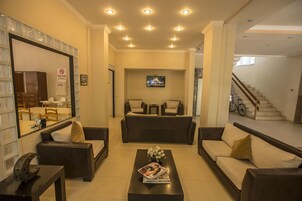 Sala de estar en el lobby