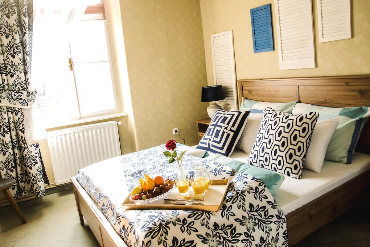 Couette en duvet d'oie, coffres-forts dans les chambres