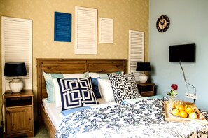 Standard Double Room, City View | Down comforters, in-room safe, individually decorated