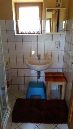 Shower, soap