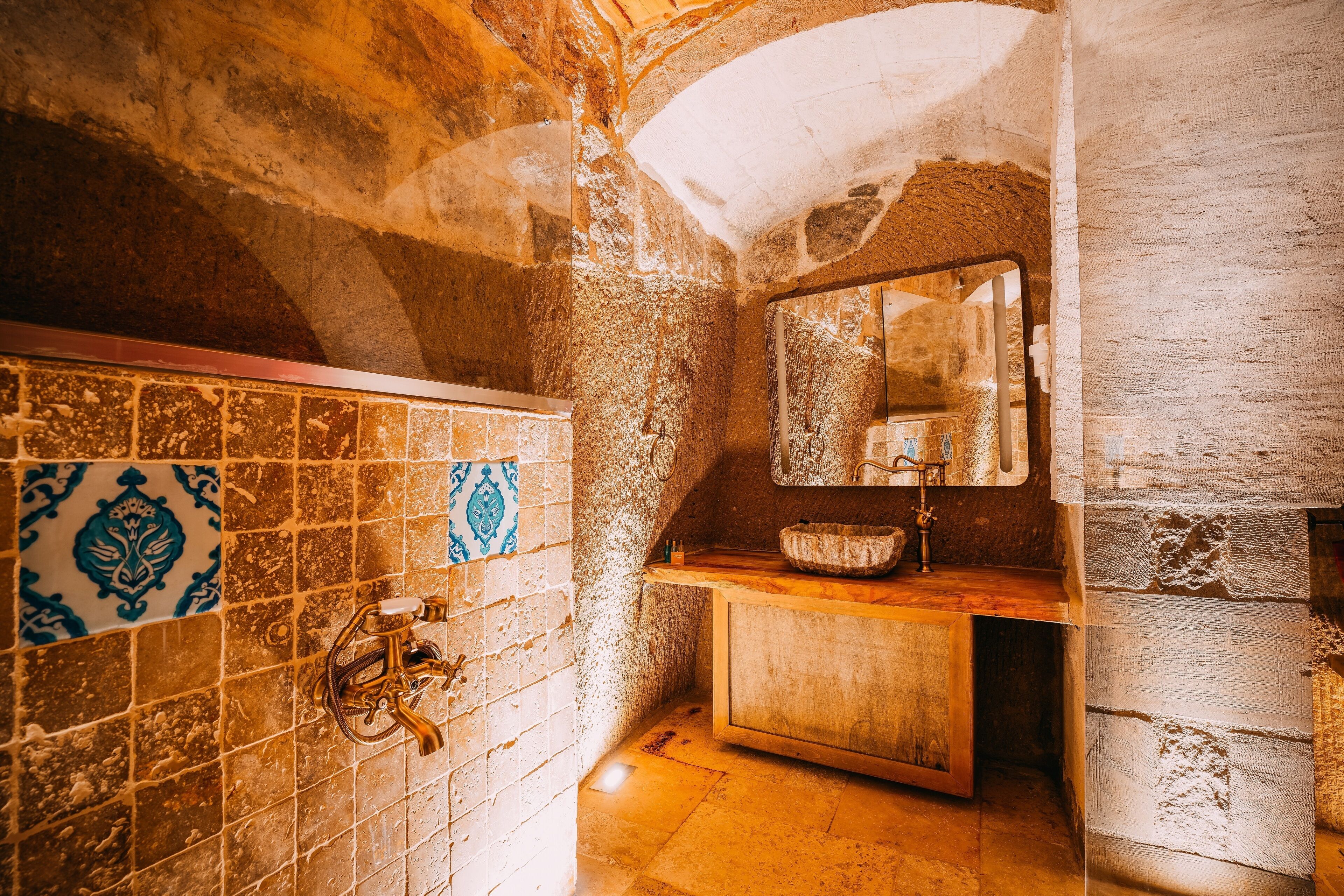 shower, free toiletries, hair dryer, bathrobes