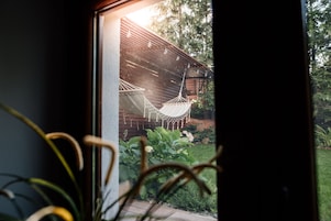 Estudio, 1 cama doble, vistas al jardín | Vistas desde la habitación
