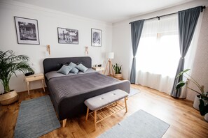 Grand Apartment, Multiple Beds, Garden View | In-room safe, blackout drapes, iron/ironing board, travel crib - Csendeskert Apartments (Balatonalmadi)