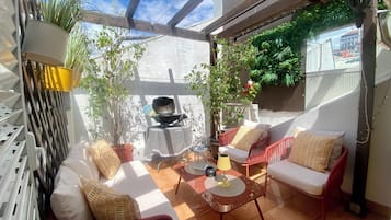 Apartamento Deluxe, 1 habitación, terraza (Studio 7/8) | Terraza o patio
