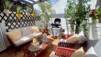 Appartement Deluxe, 1 chambre, terrasse (Studio 7/8) | Terrasse/Patio