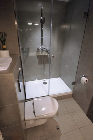 Shower, hair dryer, towels, soap - Apartment for 2 people (Rialp)