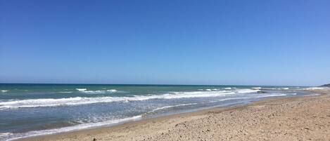 Aan het strand